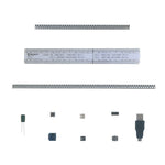 LinkMejor AUL-50 Acoustic Level Indicator Kit DIY Voice Control Lamp Audio Spectrum 2x50-segment LED Light