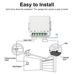 Tuya Smart WiFi Garage Door Switch Module Remote Control Smart Life App Works with Alexa Google Home