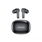 AWEI T92 ANC Pro TWS Wireless Earbuds bluetooth Earphones -52dB ANC ENC Noise Reduction Large-size Composite Diaphragm Sterso Sound Field 20H Battery Life Portable Earphone