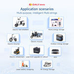 LinkMejor Smart BMS Active Balance WiFi BMS bluetooth+RS485+CAN 4~24S 250A/300A/400A/500A CANBUS BMS for Lifepo4 Li-ion Battery