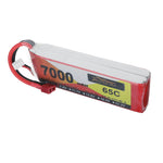 LinkMejor Power 7.4V 7000mAh 65C 2S LiPo Battery T Plug for RC Car