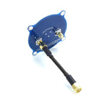 LinkMejor Triple Feed Patch-1 5.8GHz 9.4DBi CP FPV Antenna PR-SMA Male/SMA Male for Fatshark Skyzone Eachine FPV Goggles RC Drone