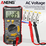 LinkMejor SZ304 Digital Multimeter, ABS Body, Accurate Measurement of Voltage Current Resistance Capacitance Frequency with Diode Data Retention & Automatic Shutdown Essential Tool for Electrical Testing and Troubleshooting