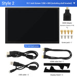 10.1 Inch Touchscreen Display for Raspberry Pi IPS Capacitive HD Multimedia Interface 1024x600 1280x800 High Resolution Dual Speakers Backlight Adjustable