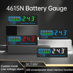 3S-14S DC7-55V Battery Level Indicator 12V 24V 36V 48V 18650 Lipo Lithium Battery Capacity Board Voltage Battery Charging Tester