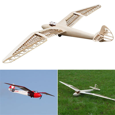 LinkMejor Minimoa 2025 2844mm Wingspan 1/6 Scale SD7032 Profile Balsa Wood RC Airplane Glider KIT