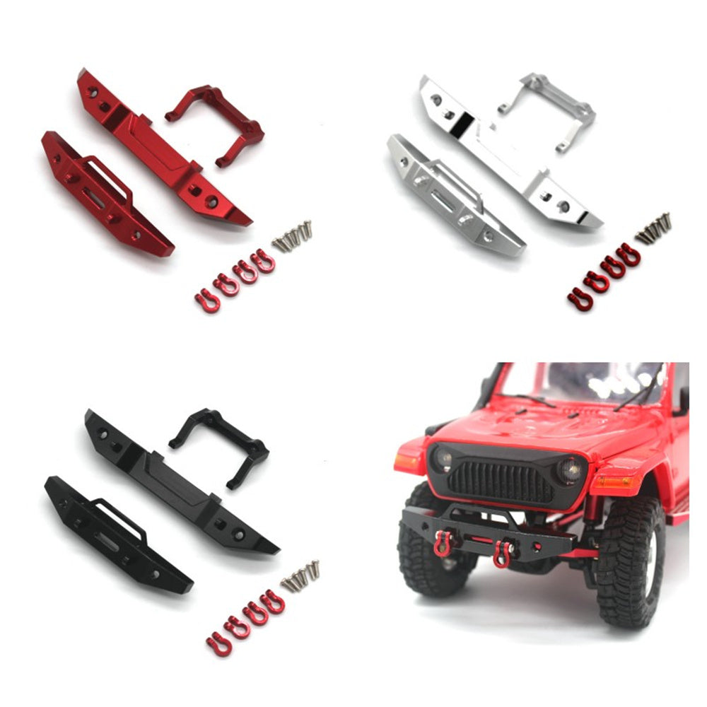 Upgraded Metal Front Rear Bumper Protector for FMS 1/18 Fire Horse Thunder Storm Arizona RC Car Vehicles Models Spare Parts