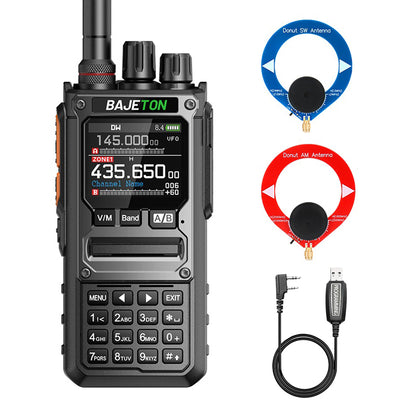 LinkMejor BJ-7800 10W Walkie Talkie Long Range SW MW LW AM SSB CB Receive Wireless bluetooth Programming NOAA Two Way Radio