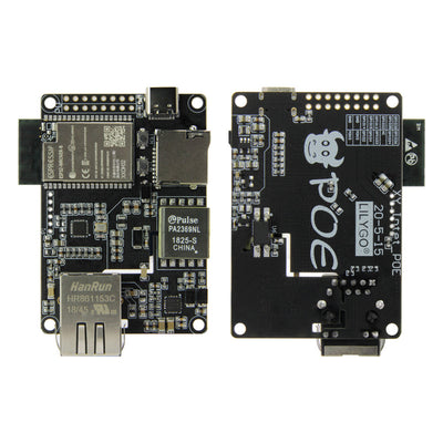 LinkMejor® TTGO T-Internet-POE ESP32-WROOM LAN8720A Chip Ethernet Adapter And Downloader Expansion Board Programmable Hardware