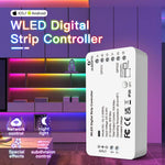 LinkMejor WLED Strip Light Controller 5-24V WS2812B WS2811 SK6812 TM1814 WS2813 WS2815 RGBIC LED Digital Strip Wifi Controller