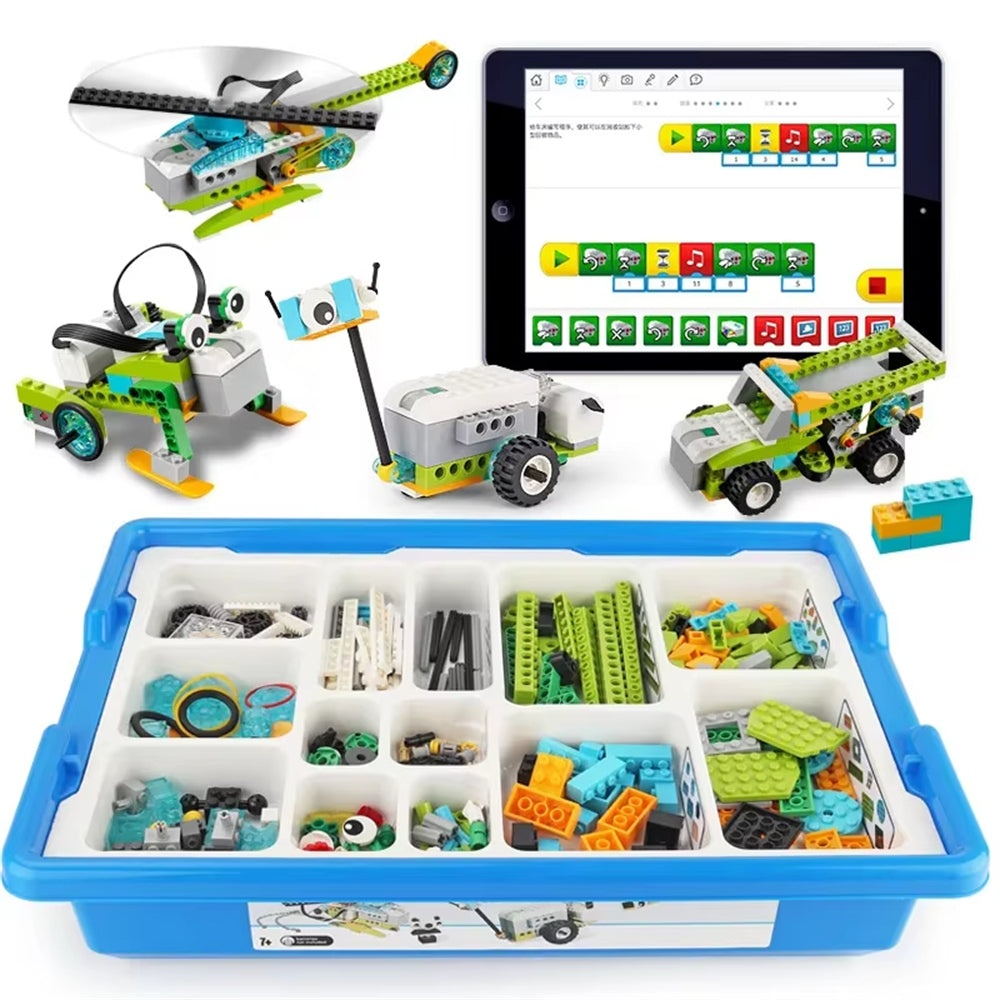 WeDo 2.0 Educational Functions Building Blocks Set 280PCS Scratch 3.0 Bluetooth Connection STEM Toy Learning Bricks
