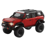 HB Toys R1001-B-R1016-B RTR 1/10 2.4G 4WD Brushless RC Car Rock Crawler Off-Road Climbing Truck Hobbwing ESC with Winch Diffs Lock Two Speed LED Light Straight Axle Metal Beam Full Proportional Remote Control Vehicles Models Toys