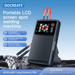 LinkMejor TK-10A Portable LCD Screen Spot Welder 1200A Welding Current 8000mAh Battery Advanced Double Pulse Technology Multiple Safety Features