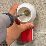 Electric Drill Dust Collector Guide Tool Compact Lightweight Design Efficient Dust Capture Works on Wood Stone Metal Fits Standard Water Bottle Interface