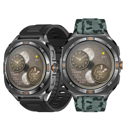 G400 1.46-inch HD Screen GPS Compass Altitude Air Pressure 800mAh Massive Battery Voice Assistant bluetooth Call Heart Rate Blood Oxygen Monitor Sleep Monitoring Multi-sport Modes IP68 Waterproof Smart Watch