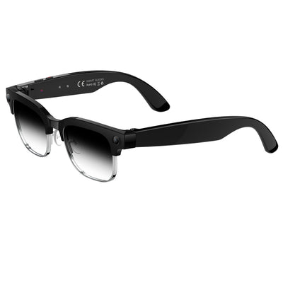 W630 AI Translation Smart Glasses with AI Camera Recognition EIS Anti-shake Capture 3D Stereo Surround Sound Dual Mic Noise Cancellation IP66 Waterproof Hands Free Recording Voice Wake-up Smart Audio Glasses