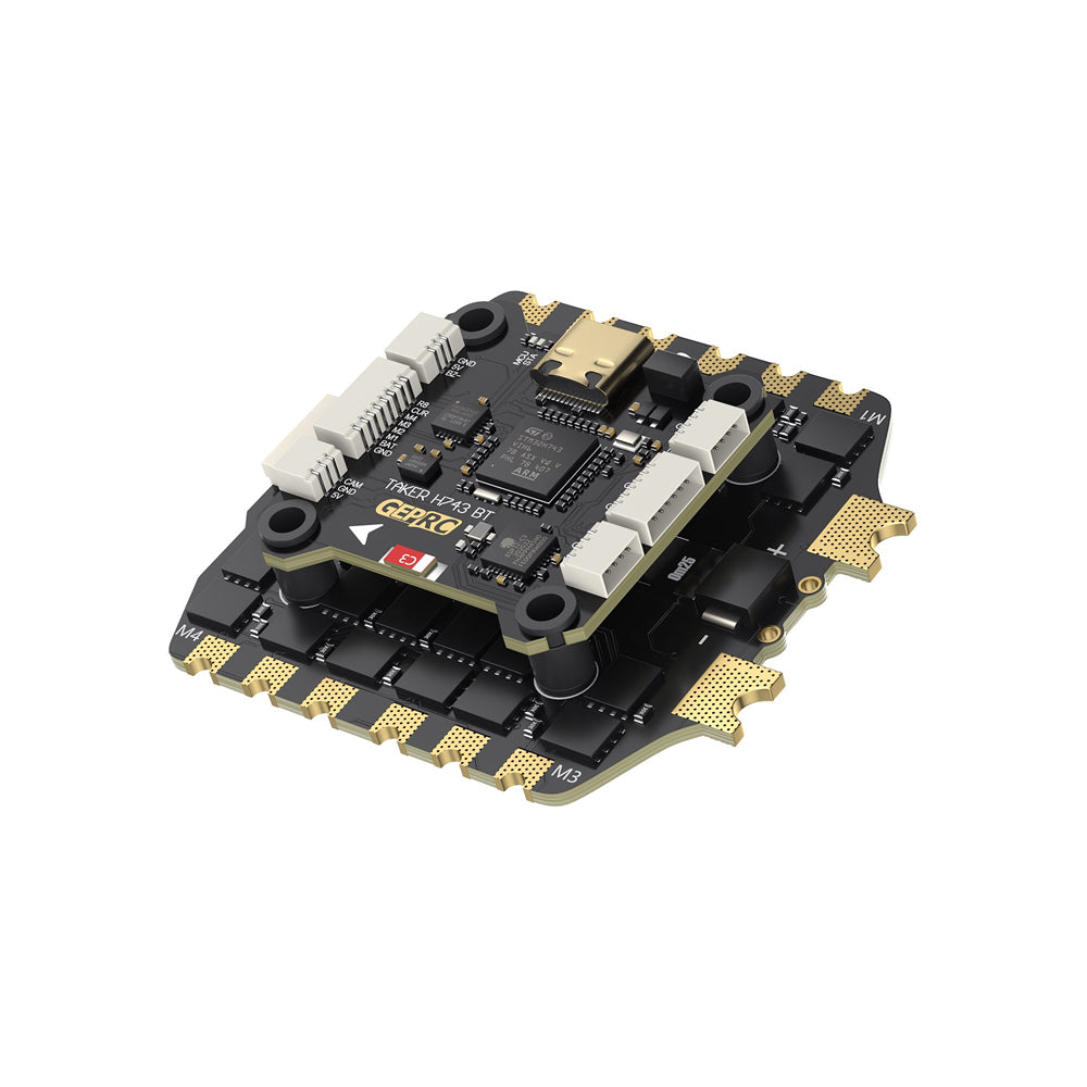 30.5×30.5mm GEPRC TAKER H743 BT 3-6S 80A Stack Flight Controller 5V 12V BEC Output H80_BLS 4IN1 ESC for RC FPV Racing Drones