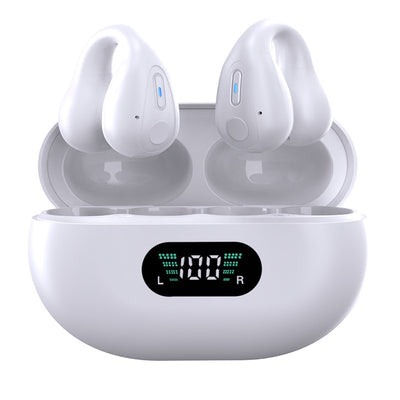 Wireless bluetooth Earphone HiFi Sound HD Calls 36H Playback LED Digital Display Low Game Delay Earclips Sports Headphones