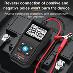 LinkMejor BT10 Car Battery Tester 6V 12V 24V LCD Digital Battery Analyzer 2-220A 100-2000 CCA SOH SOC Internal Resistance Test Tool