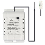 Tuya Zigbe Smart Temperature Humidity Switch Controller 20A 3800W with Waterproof Sensor Automation Timer APP Remote Voice Control with Alexa Google Home