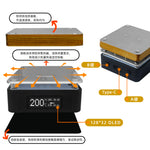 LinkMejor T55 Preheating Rework Station, Constant Temp Adjustable Electronic Hot Plate For PCB SMD Heating Led Lamp Desoldering