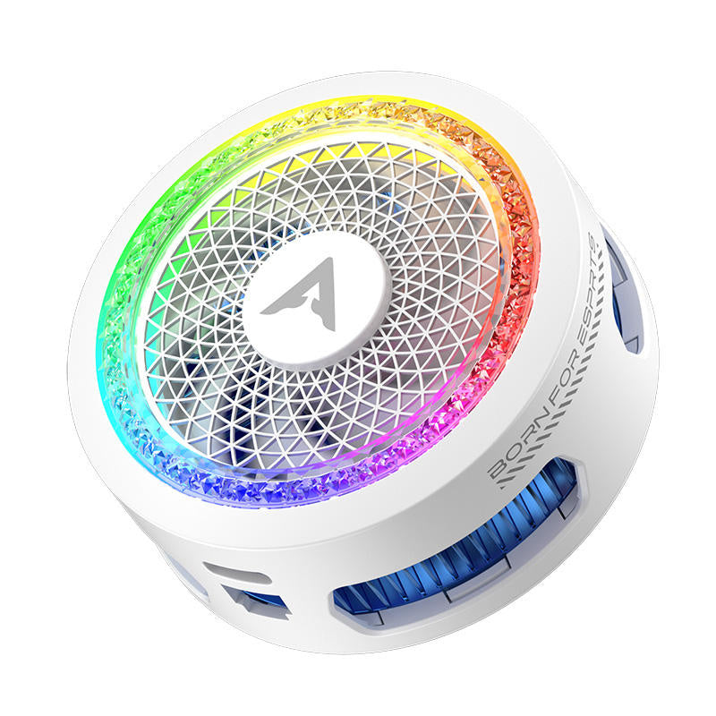 LinkMejor B3 Mobile Phone Cooler 25W Semiconductor Cooling Magnetic Clip 4 Levels Low Noise RGB Light Mobile Phone Radiator for PUBG Gaming Live Streaming