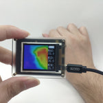AMG8833 8x8 Infrared Thermal Imager IR Thermal Imaging Camera Temperature Sensor 1.8 Inch TFT Display 7M Farthest Detection Distance PCB Circuit Industrial Testing