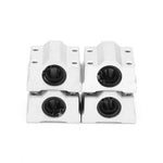 Machifit 15pcs 400mm Optical Axis Guide Bearing Housings Linear Rail Shaft Support Screws Set
