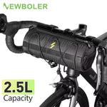 LinkMejor Handlebar Bag 2.5L Capacity 100% Polyester Waterproof Bicycle Frame Bag Multifunction Portable Shoulder Bag for LAOTIE SAMEBIKE MTB Bike