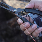LinkMejor Fishing Line Cutter Pliers Stainless Steel Multifunctional Fishing Line Clamp Tools for Outdoor Saltwater Freshwater Fishing
