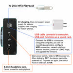 TEF6686 FM Network Radio Multi-Band Receiver 2.0 Inch TFT Display ESP32-S3 USB Sound Card Clock Weather