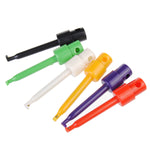 LinkMejor 6Pcs Multimeter Lead Wire Kit SMD IC Hook Test Clip Probes Cable