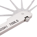 LinkMejor Foldable Door Lock Opener Locksmith Tool Lock Pick Set