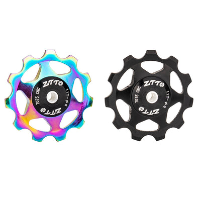 LinkMejor 11T MTB Road Bicycle Rear Derailleur Jockеy Wheel Aluminum Alloy CNC Bearing Pulley Bike Guide Roller Idler 4mm 5mm 6mm