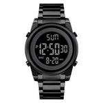 LinkMejor Men's LED Night Light Digital Watch Multifunctional Digital Timing Alarm Wristwatches, Ideal Choice For Gifts Men Watch