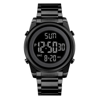 LinkMejor Men's LED Night Light Digital Watch Multifunctional Digital Timing Alarm Wristwatches, Ideal Choice For Gifts Men Watch