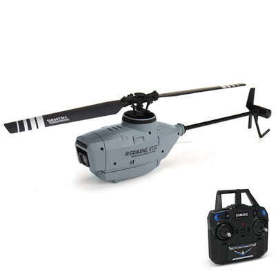 LinkMejor E110 2.4G 4CH 6-Axis Gyro 720P Camera Optical Flow Localization Flybarless Scale RC Helicopter RTF