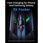 LinkMejor 130W USB C Car Charger PD 100W +PD 30W Type C Car Charger Adapter for iPhone 16 16 Plus 16 Pro 16 Pro Max Galaxy S24 S23 Ultra for iPad MacBook