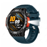 LinkMejor 1.46inch HD Screen Massive Battery Compass bluetooth Call Heart Rate Blood Pressure Monitor SOS Emergency Call Sleep Monitoring Multi-sport Modes Music Playback 10M Waterproof Smart Watch with Flashlight