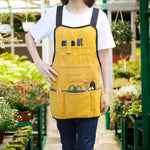 Heavy Duty Canvas Work Apron 21 Pockets Tool Organizer Adjustable Straps Magnetic Holder Carpenter Workshop Mechanic Gardener DIY Crafts