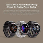 X2B 1.43-inch AMOLED Display Dual Band GPS 480mAh Massive Battery 3ATM Waterproof bluetooth Call Heart Rate Blood Oxygen Monitor Sleep Monitoring Breathing Exercise SOS Emergency Call Multi-sport Modes Smart Watch