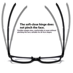 Fashion Casual HD Reading EyeGlasses for Men Women Blue Light Blocking Computer Presbyopia Glasses Hyperopia Optical Eyewear Glasses
