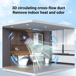 4000mAh Air Circulation Silent Fan Portable Air Circulator Fan 3 Speed Adjustment Battery Operated Fan Personal Table Fan for Home Office Bedroom