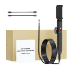 LinkMejor Two Way 360 Rotating Endoscope Camera 1080P High Resolution IP67 Waterproof Probe 8 LED Lights for Android iOS Devices