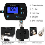 PH Meter Acidometer LCD Display Water Quality Monitor Test Gauge Multi-parameter For Aquarium Laboratory EU Plug Tester