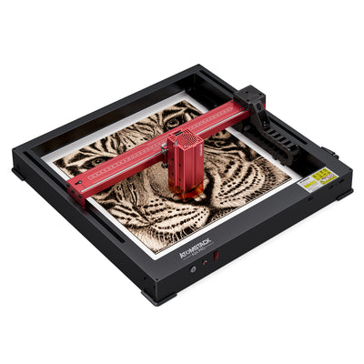 LinkMejor A24 Pro Laser Engraver 24W Laser Output Power Laser Engraving Machine with Installation Free / App Control / 455nm Blue Laser for Wood / Metal / Acrylic / Leather