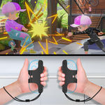 LinkMejor LinkMejor-NS2276 Switch2 Detachable 2-in-1 Joy-Con Grip Ergonomic Dual Hand Mode Tool-Free SL/SR Access Wrist Strap Portable Gaming Controller Grip Game Accessory