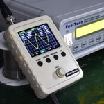 LinkMejor Q15001 Handheld Digital Oscilloscope Kit 2.4" TFT Display 5mV/div-20V/div Sensitivity Pre-Assembled with Rotary Encoder and Power Supply