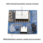 ESP-12F ESP8266 Infrared Transmitting and Receiving for NEC Command WiFi Transparent Transmission Module Board