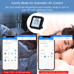 MOES Tuya Smart WiFi IR Thermostat Controller LCD Touch Screen Wireless Remote Temp & Humidity Sensor Work with Alexa Google Home